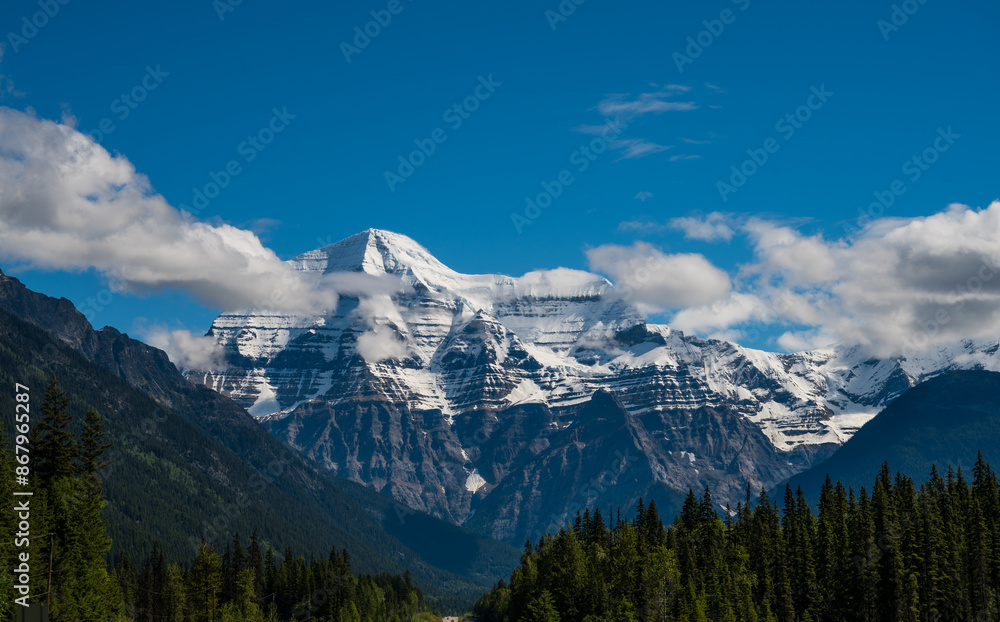Masive Mt Robson in British Columbia, Canada Masive Mt Robson in British Columbia, Canada
