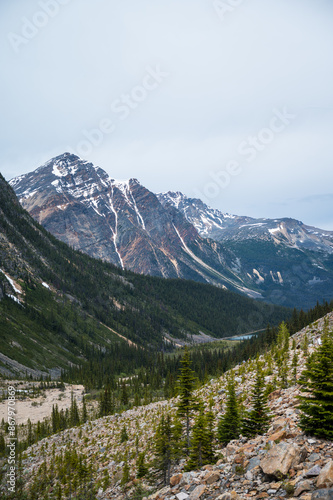 Beautiful Edith Cavell trail in Jasper photo