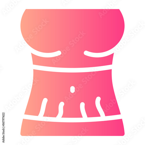 stretch marks gradient icon