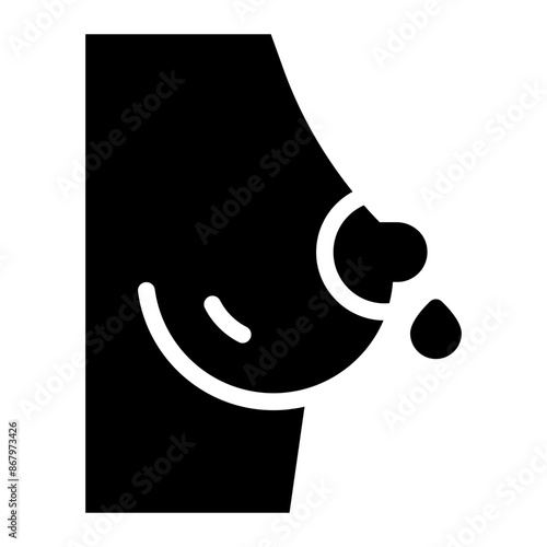 breastfeeding glyph icon