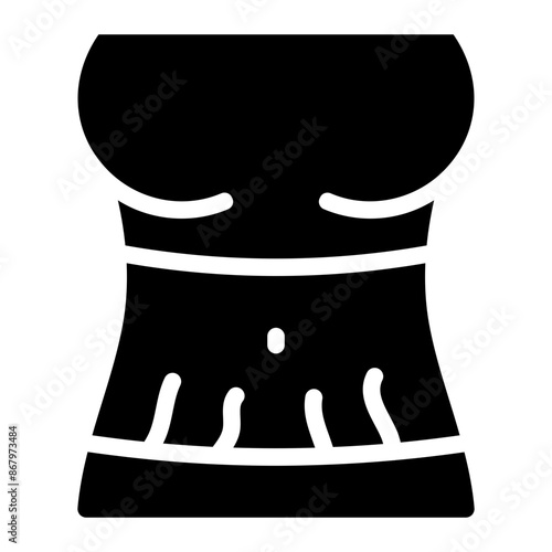 stretch marks glyph icon