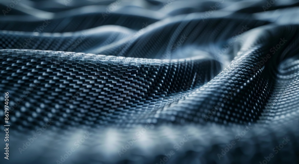Closeup of Black Carbon Fiber Fabric Texture Closeup of Black Carbon Fiber Fabric Texture