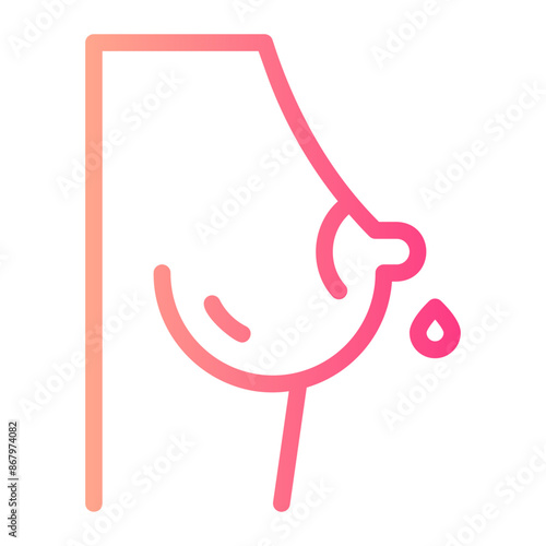 breastfeeding gradient icon