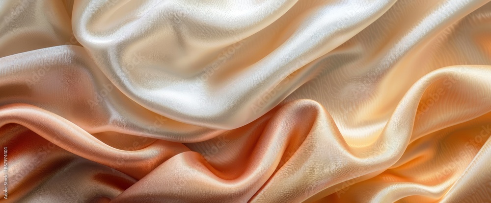 Obraz premium Analyze The Impact Of Embossed Silk Textures In Creating A Luxurious And Elegant Space, Wallpapers HD