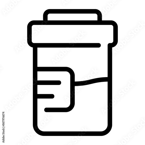 urine test line icon