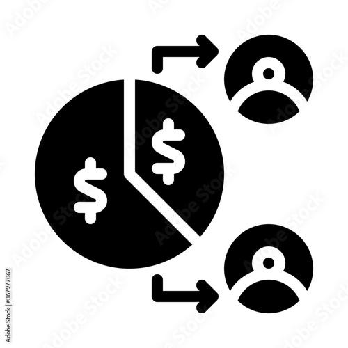 shareholder glyph icon