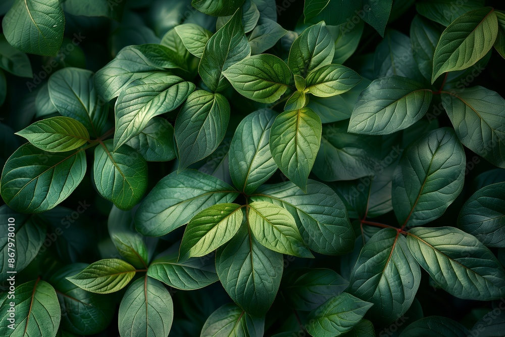 Lush Green Leaves In A Garden During Summer Lush Green Leaves In A Garden During Summer