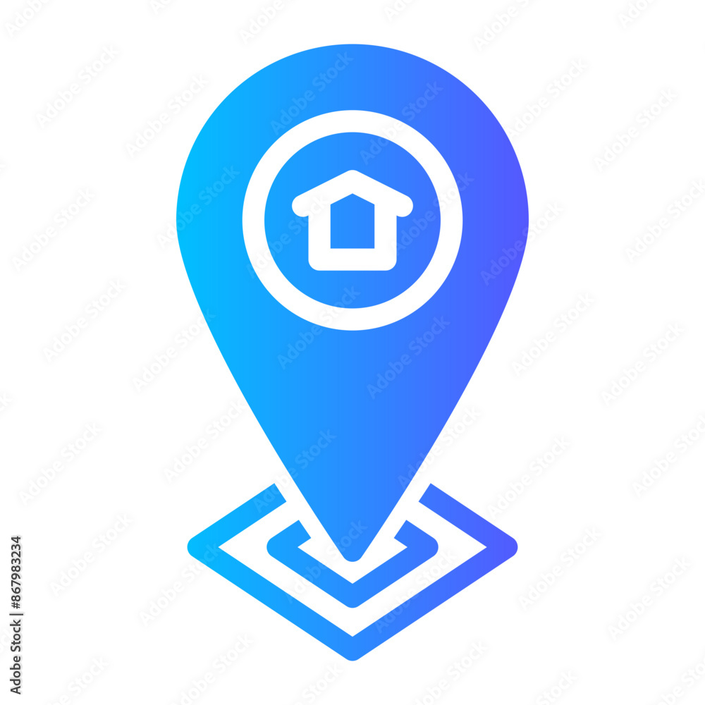 house gradient icon house gradient icon