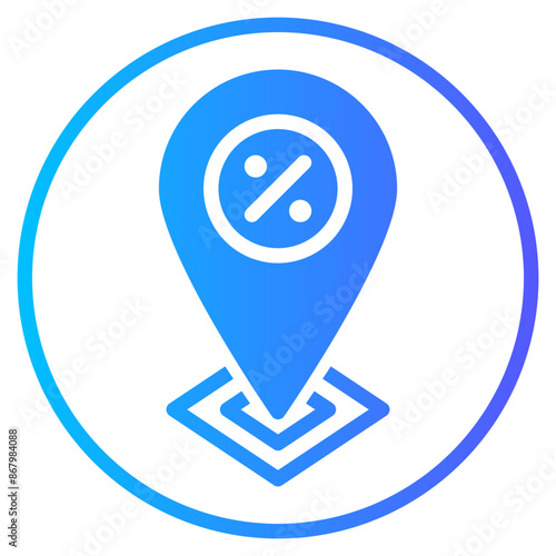 tax gradient icon