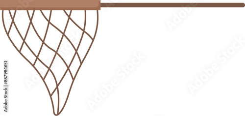 Fishing net is waiting to be used for catching fish