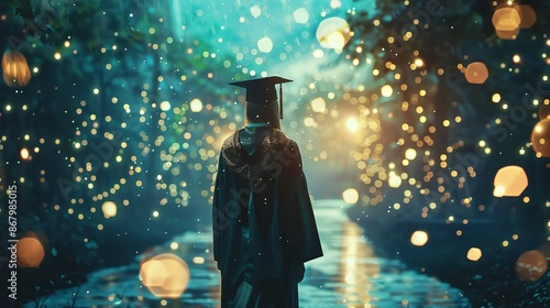 convocation party getting a degree holder