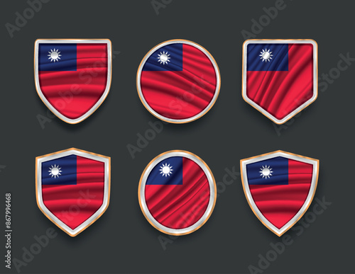 set of flags in frames with various frame shapes Free Download set of flags in frames with various frame shapes - GFXLoad