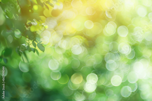 Abstract blur bokeh nature background © Luckyphotos