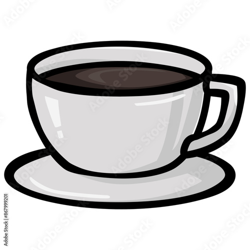 Coffee Cup handdrawn doodle