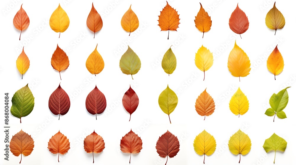 Fototapeta premium autumn leaves collection