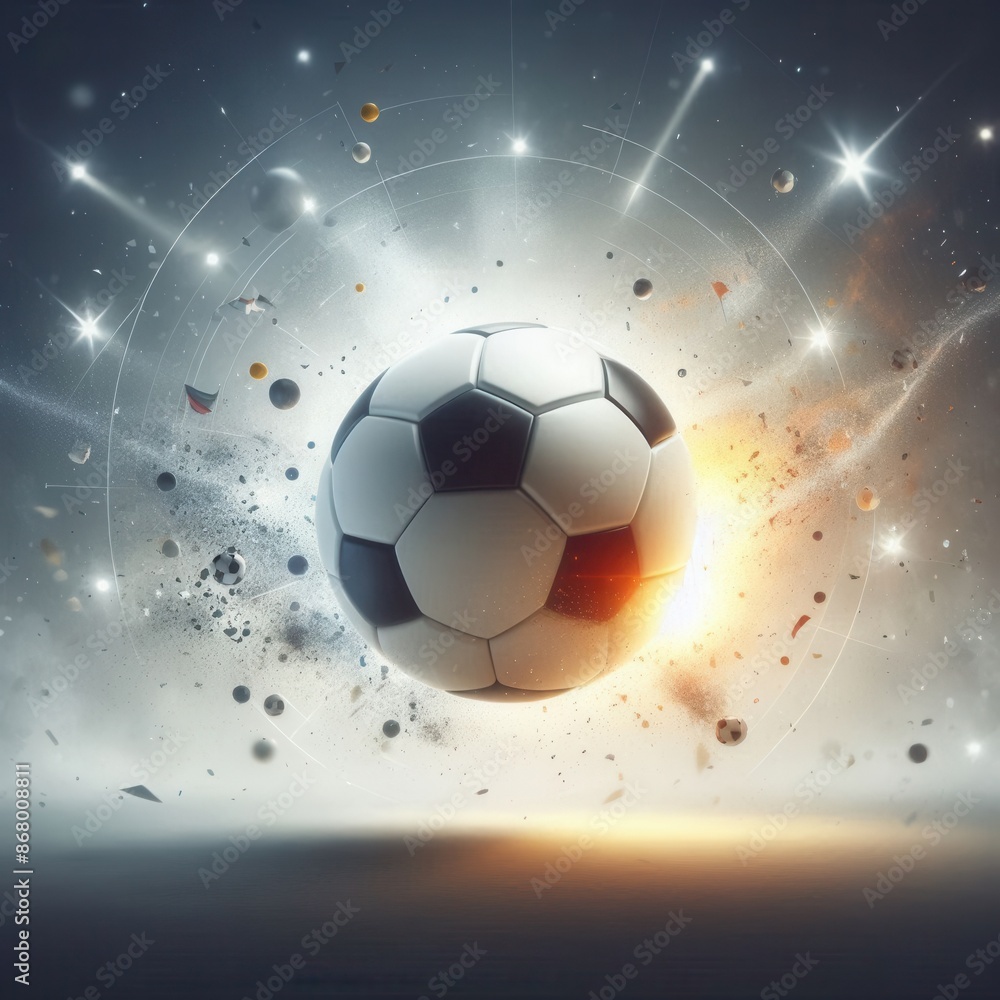 Fototapeta premium soccer ball art