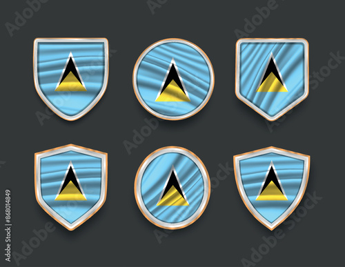 set of flags in frames with various frame shapes Free Download set of flags in frames with various frame shapes - GFXLoad
