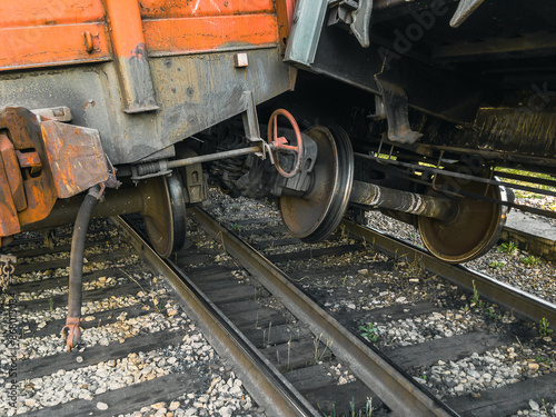 Konstfotografi As a result of a train accident, the train derailed