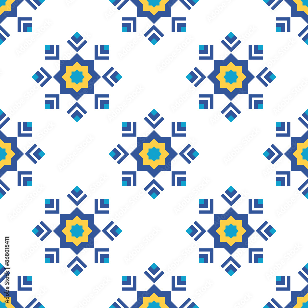 Cross Stitch embroidery seamless.Geometric pixel ethnic patterns. American, Mexican,African, mediterranean, nordic,Aztec style.Trendy folk art background design for products, fabric, ,print,decorate. Cross Stitch embroidery seamless.Geometric pixel ethnic patterns. American, Mexican,African, mediterranean, nordic,Aztec style.Trendy folk art background design for products, fabric, ,print,decorate.