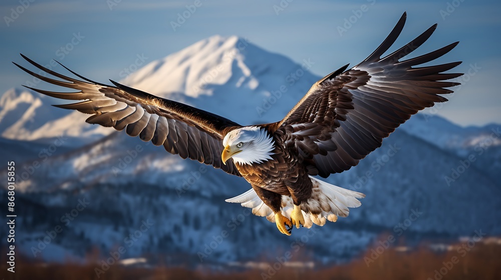 Fototapeta premium american bald eagle