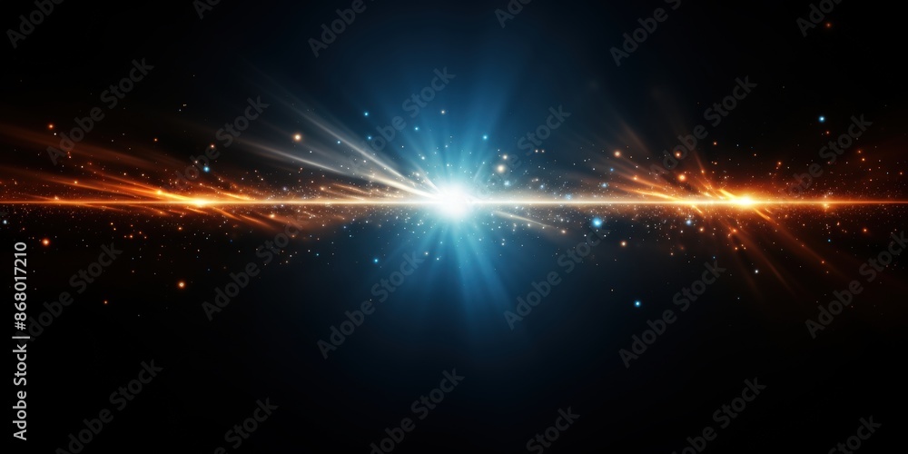 Abstract Cosmic Glow with Bright Light Abstract Cosmic Glow with Bright Light