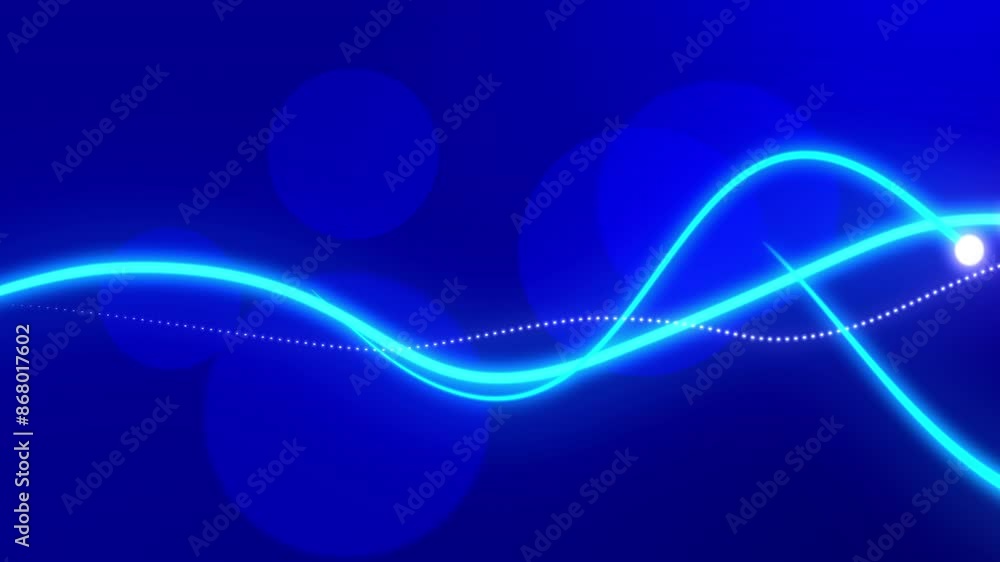 Bokeh, blue and animation for transfer data, abstract and motion graphics with visual effect and wave. Transition, circles and background for network, internet and server information or programming Bokeh, blue and animation for transfer data, abstract and motion graphics with visual effect and wave. Transition, circles and background for network, internet and server information or programming