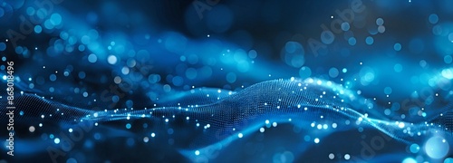 an abstract idea for a straightforward, tech-inspired banner tech and HR-themed LinkedIn banner