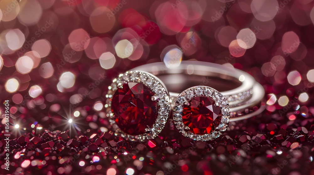 Jewelry diamond ring on a bokeh background Jewelry diamond ring on a bokeh background