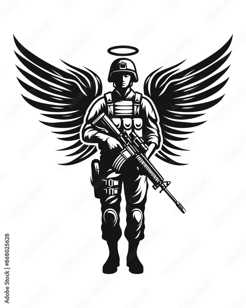 Obraz premium Soldier Angel