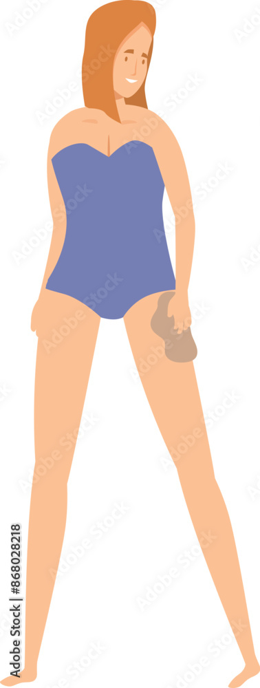 Young woman applying self tanner lotion on her legs, preparing for summer vacation Young woman applying self tanner lotion on her legs, preparing for summer vacation