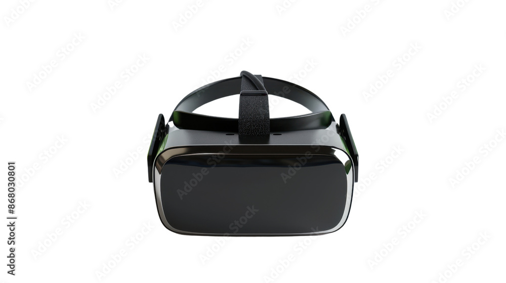 Virtual reality VR headset on transparent background Virtual reality VR headset on transparent background