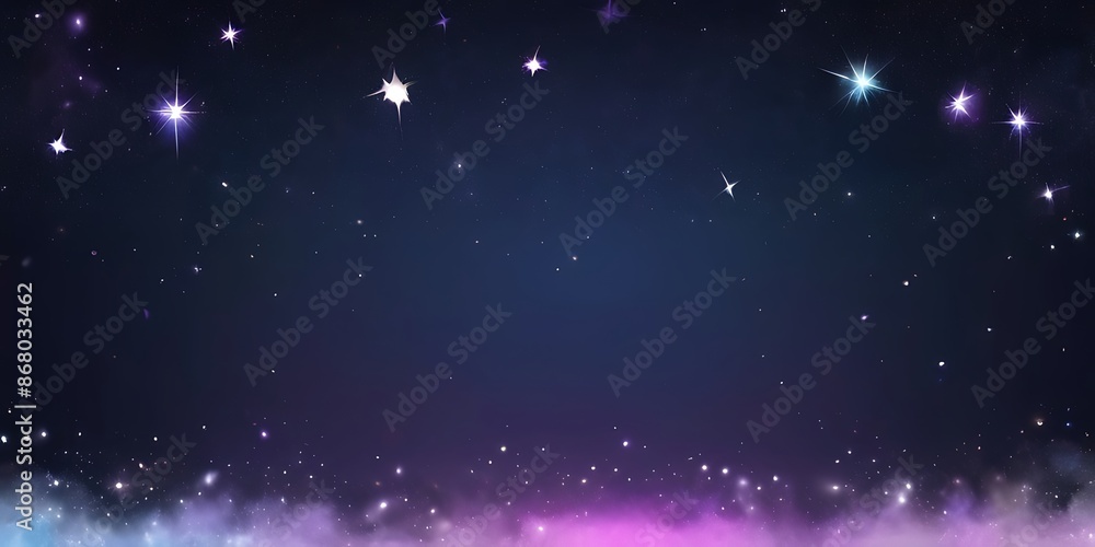 Night sky with stars and a dark, ethereal background. Night sky with stars and a dark, ethereal background.