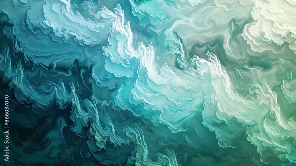 abstract background that combines cool blues and greens in a gradient to evoke the feeling of the ocean. abstract background that combines cool blues and greens in a gradient to evoke the feeling of the ocean.