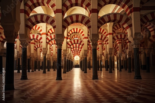 The Great Mosque of Cordoba, where prayers resonate across dimensions. © OhmArt