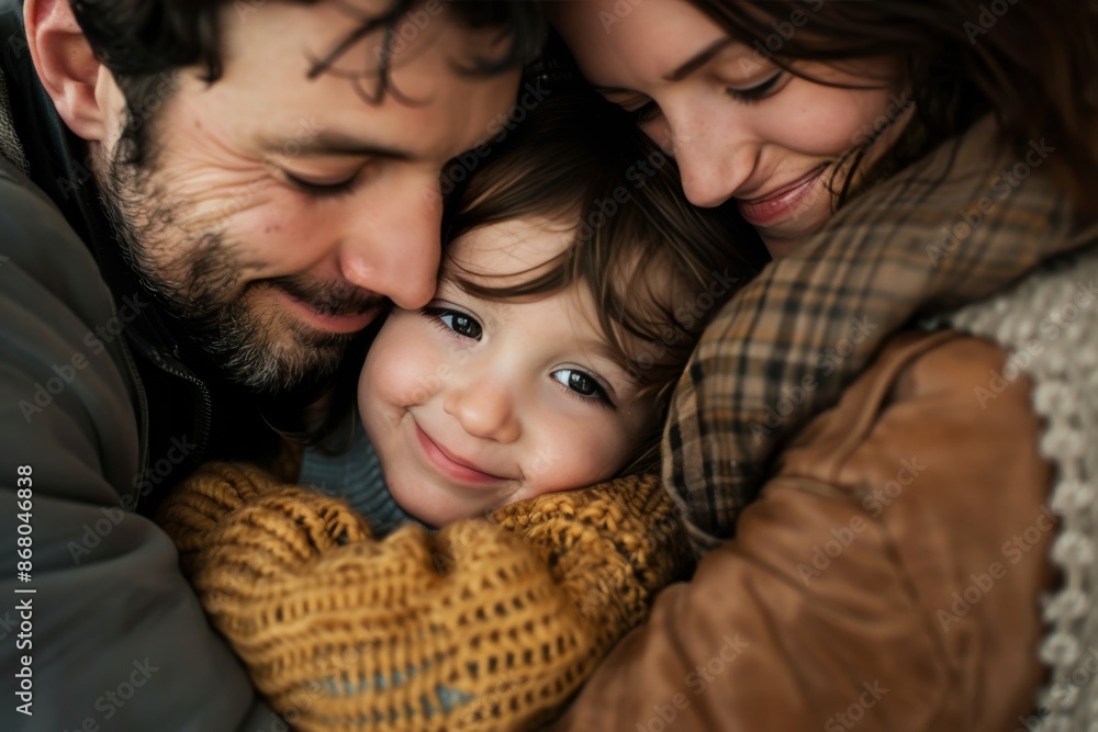 Family Portrait: A Child Surrounded by Love Family Portrait: A Child Surrounded by Love