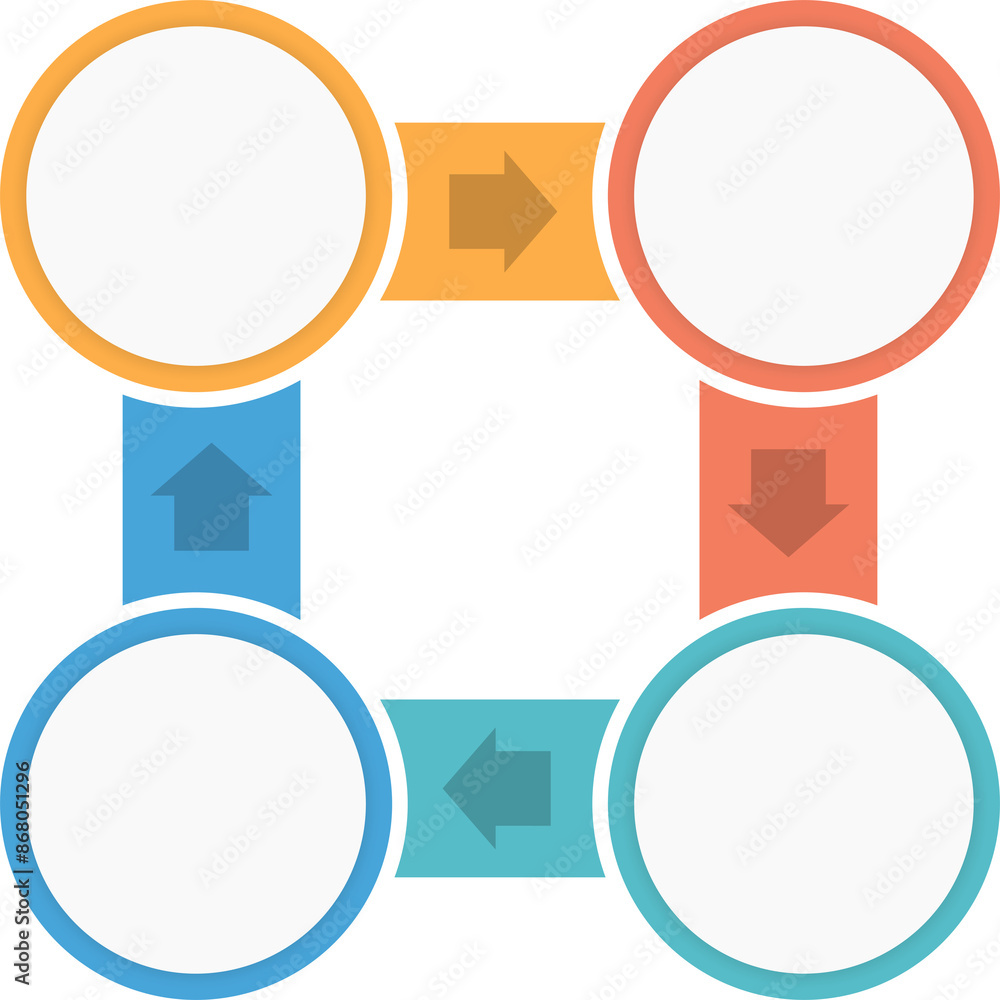 © PixMarket - Circle infographics template with four elements