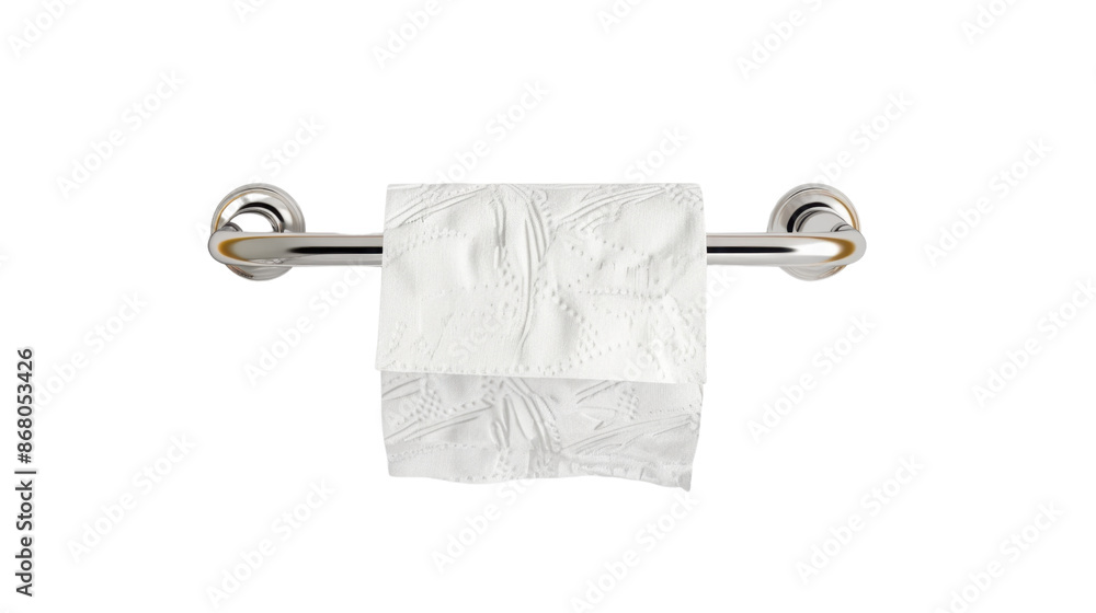 Toilet paper on transparent background Toilet paper on transparent background