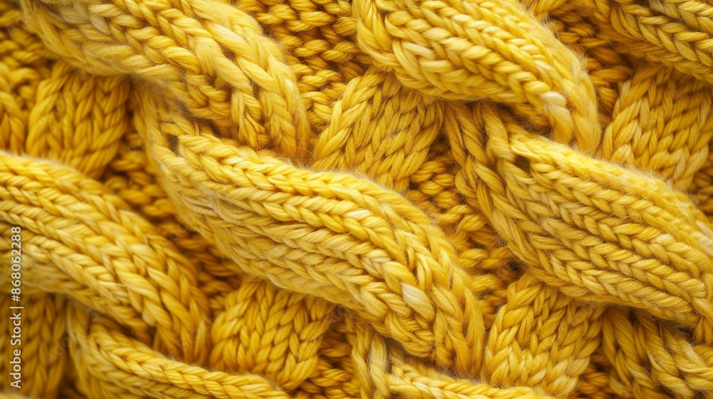 Yellow Knitted Texture Yellow Knitted Texture