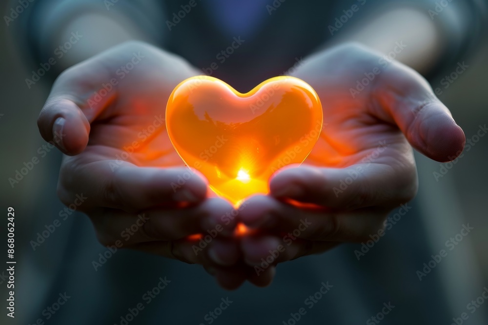 Fototapeta premium Heart in Hands