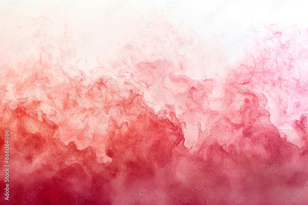 Obraz premium Abstract Minimalistic Watercolor Smoke Liquid Paint Geometric Shapes Nordic Scandinavian Bohemian Pattern Art in Muted Pantone Tones Trendy Balanced Soft Calming Serene Zen Gradient Design