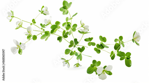 Wallpaper Mural Bacopa Monnieri Extract Supplement on White Background with Herbal Health Concept Torontodigital.ca