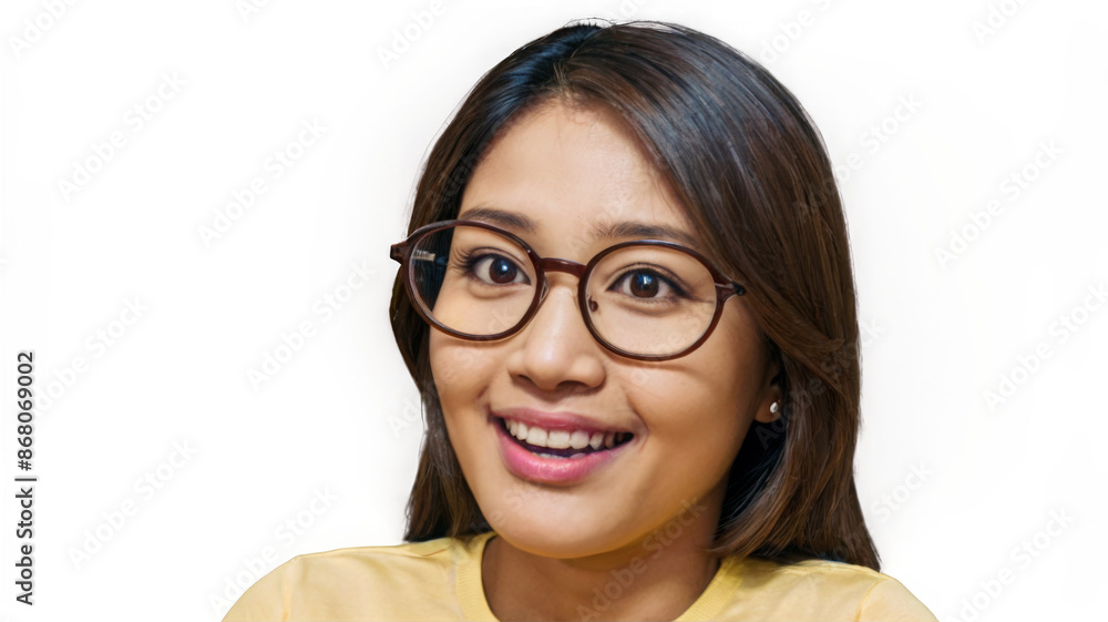 Cute winking emoji isolated on transparent background. 3D Rendering Cute winking emoji isolated on transparent background. 3D Rendering