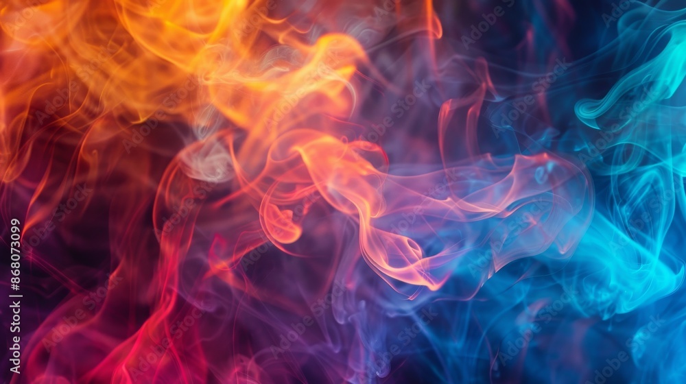 Abstract Smoke Art: A Symphony of Colors Abstract Smoke Art: A Symphony of Colors