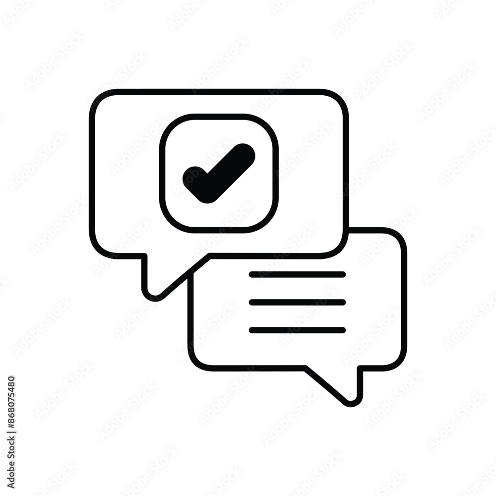 Chat icon design with white background stock illustration Chat icon design with white background stock illustration