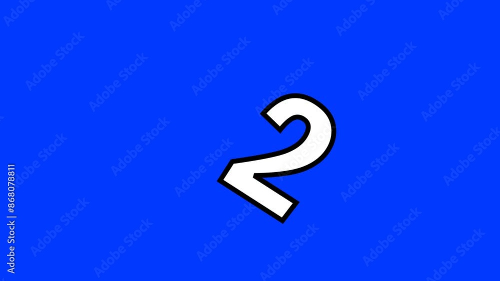 Countdown blue Screen: 5 to 0 Countdown Video Element on blue Screen Background, 4K Video Countdown blue Screen: 5 to 0 Countdown Video Element on blue Screen Background, 4K Video