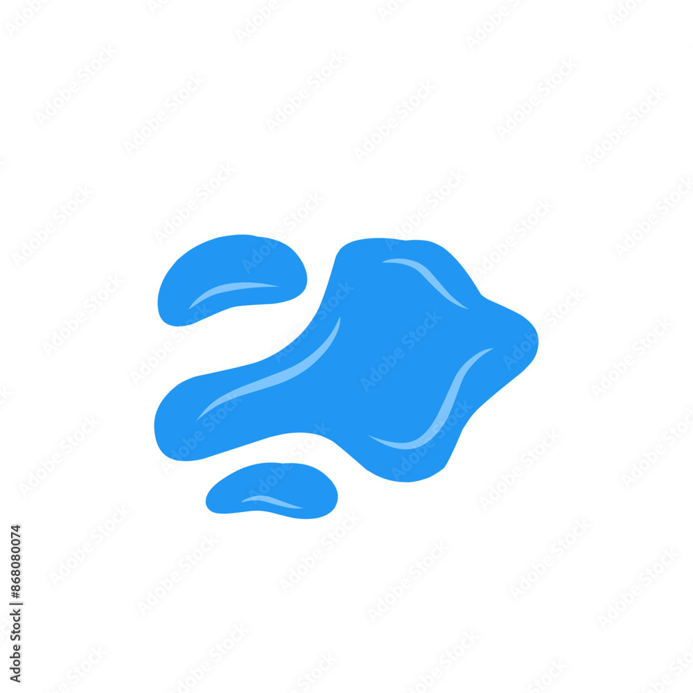 Water spill puddle vector Water spill puddle vector