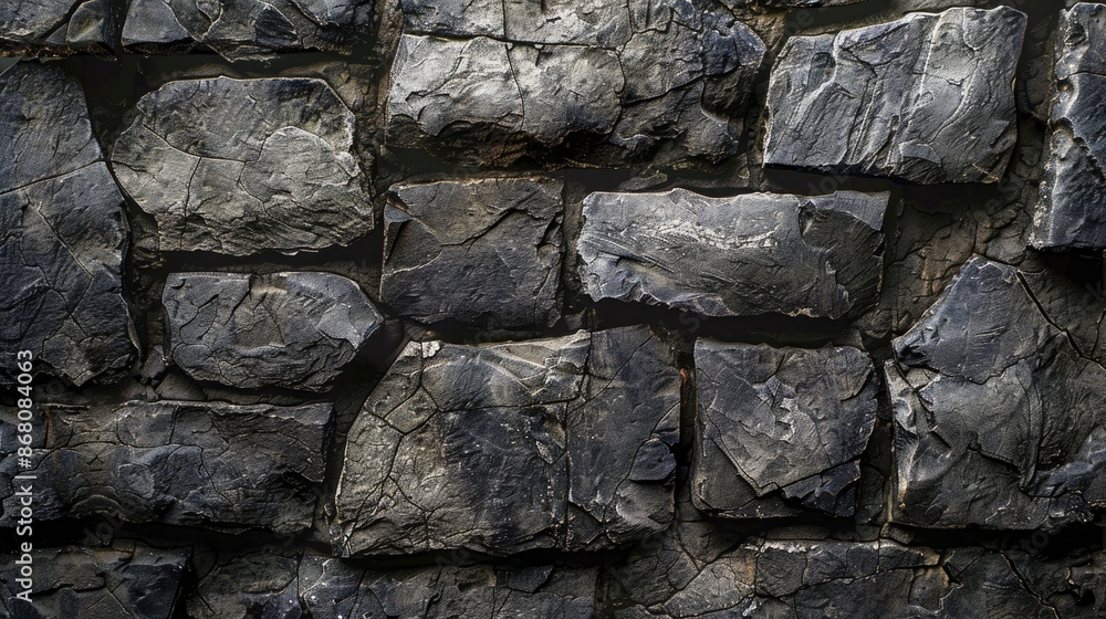 Ancient Stone Wall Background with Copy Space Ancient Stone Wall Background with Copy Space