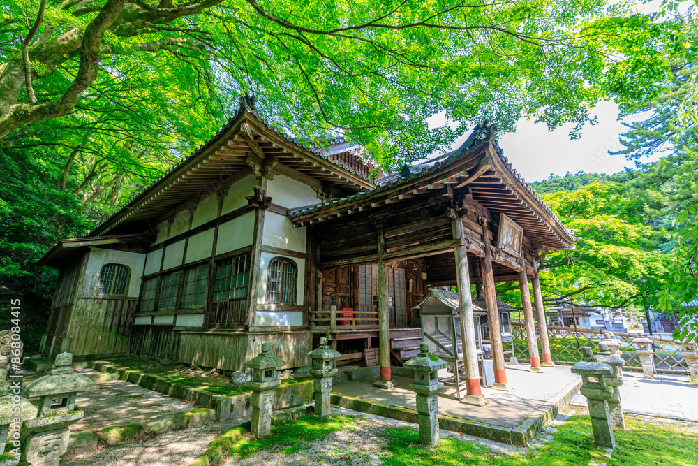初夏の雷山千如寺大悲王院 福岡県糸島市 Raizan Sennyoji Daihio-in Temple in early summer. Fukuoka Pref, Itoshima City. 初夏の雷山千如寺大悲王院 福岡県糸島市 Raizan Sennyoji Daihio-in Temple in early summer. Fukuoka Pref, Itoshima City.