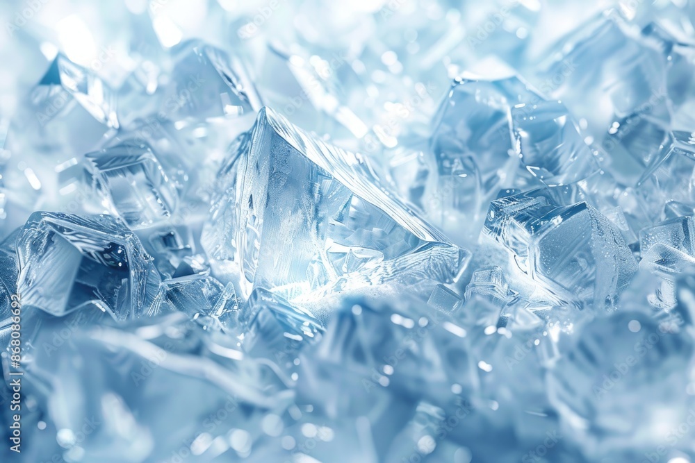 Crushed ice background Crushed ice background