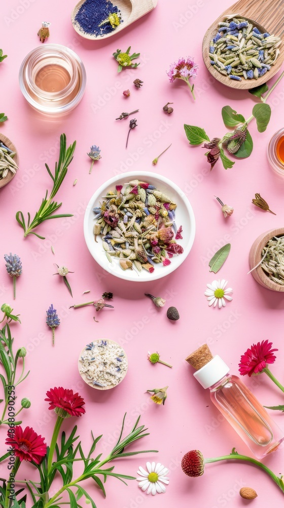 Natural ingredients for essential oil making Natural ingredients for essential oil making